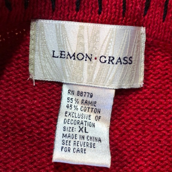 Vtg Ugly Xmas sweater Christmas cardi plaid knit - Picture 7 of 8